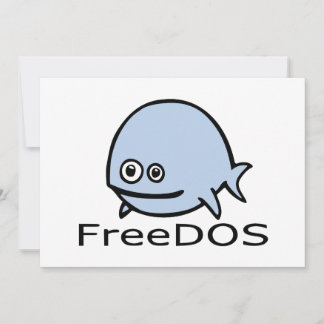 FreeDos Fish - Blue with Name