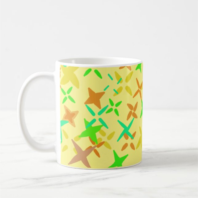  freeflow design in autumn colours coffee mug (Left)