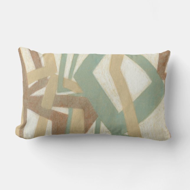 Freehand Painting by Norman Wyatt Lumbar Pillow (Front)