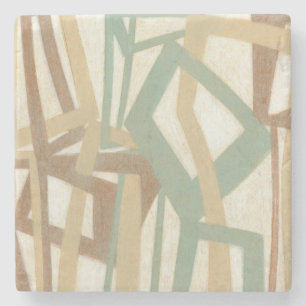 Freehand Painting by Norman Wyatt Stone Coaster