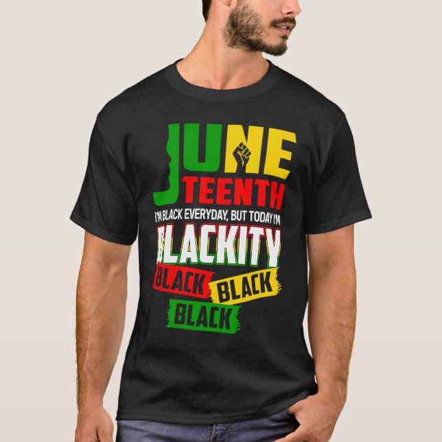 Freeish 1865 Black History Pride African American  T-Shirt (Front)