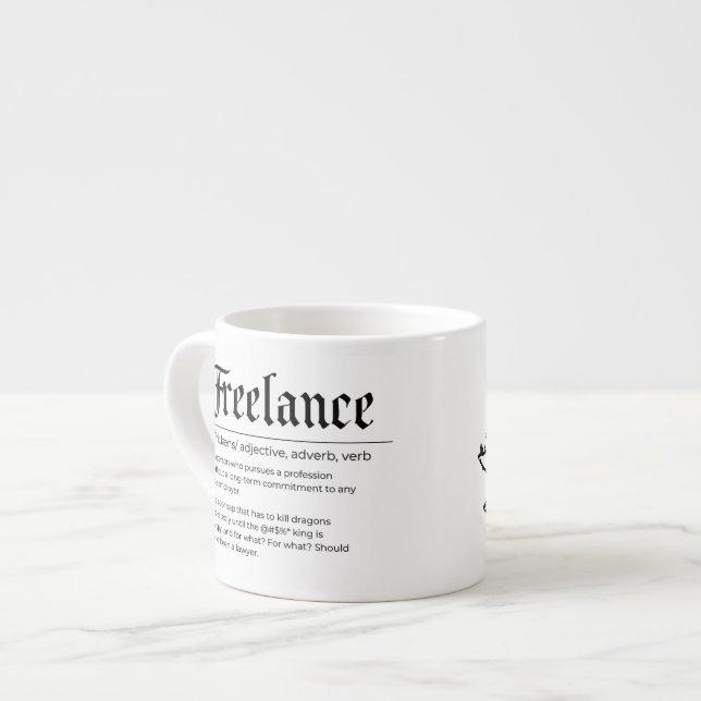 Freelance Espresso Mug (Devant gauche)