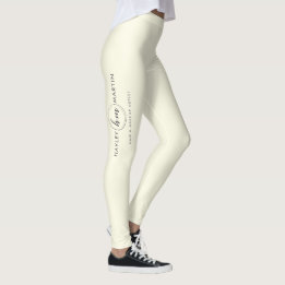 Freelance Makeup / Beauty Salon Custom Logo Leggings