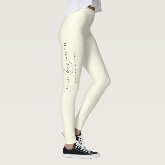 Freelance Makeup / Beauty Salon Custom Logo Leggings (Right)