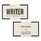 Freelance Writer Bold Text Black Border