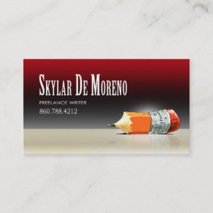 Freelance Writer Editor 5 Stylish Business Card