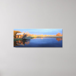 Freeman Cabin at the Stock Tank Canvas Print