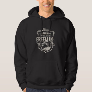 Freeman Last Name Shirt Freeman Name Birthday
