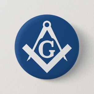 Freemason 2 Inch Round Button