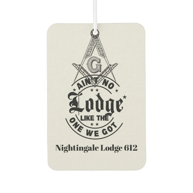 Freemason Air Freshener (Front)