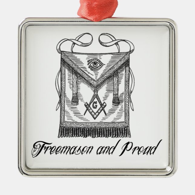 Freemason and Proud Ornament (Front)