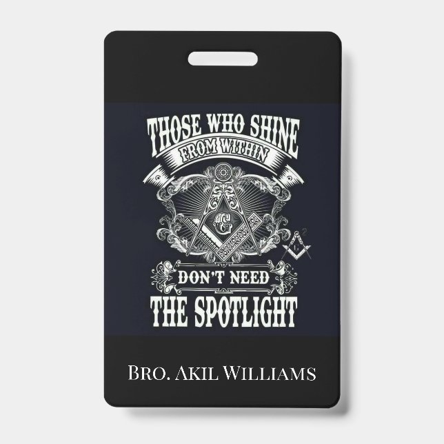 Freemason  badge (Front)