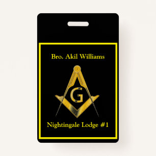 Freemason  badge