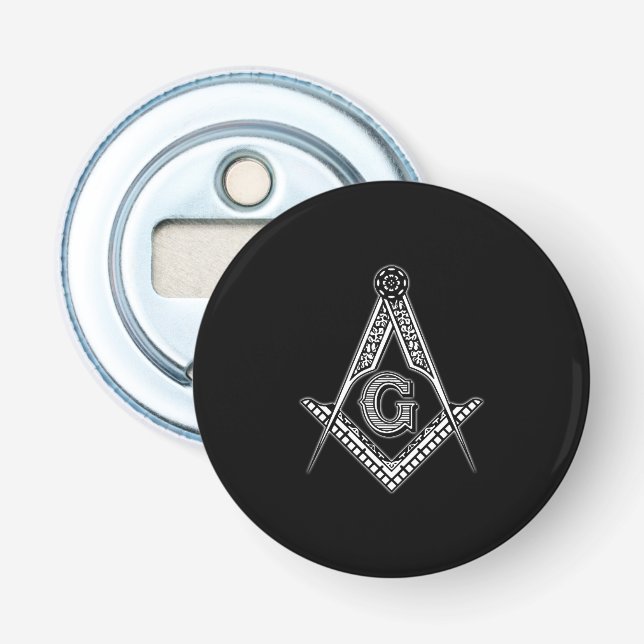 Freemason (Black) Bottle Opener (Front)