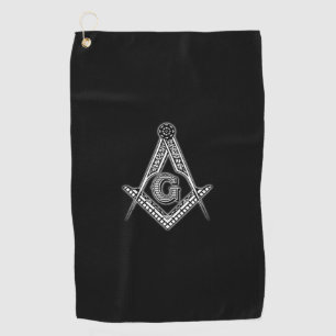 Freemason (Black) Golf Towel