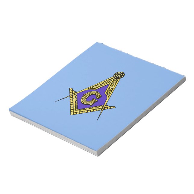 Freemason (Blue) Notepad (Rotated)