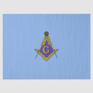 Freemason (Blue) Tissue Paper