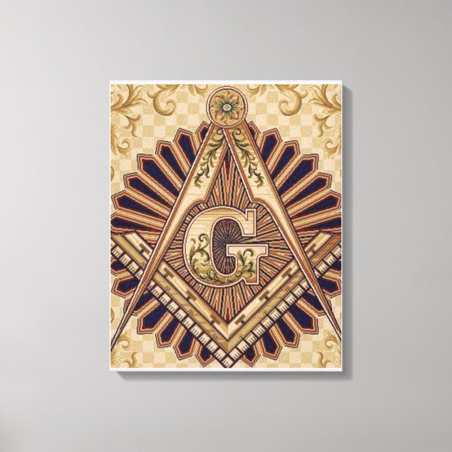 Freemason Canvas Print (Front)