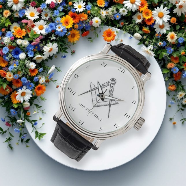 Freemason Carré et Compass Charité Montre Masoniqu (Créateur téléchargé)