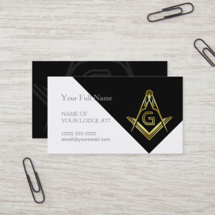 Freemason Cartes de visite   Modèles maçonniques