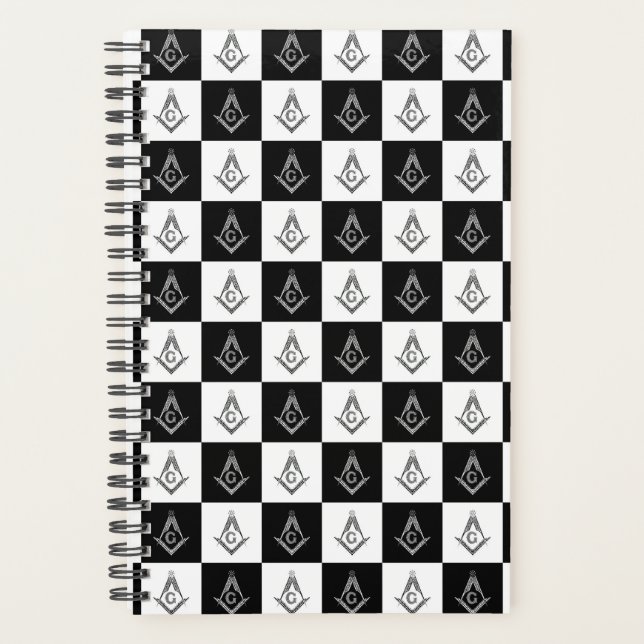 Freemason Chequered Pattern Planner (Front)