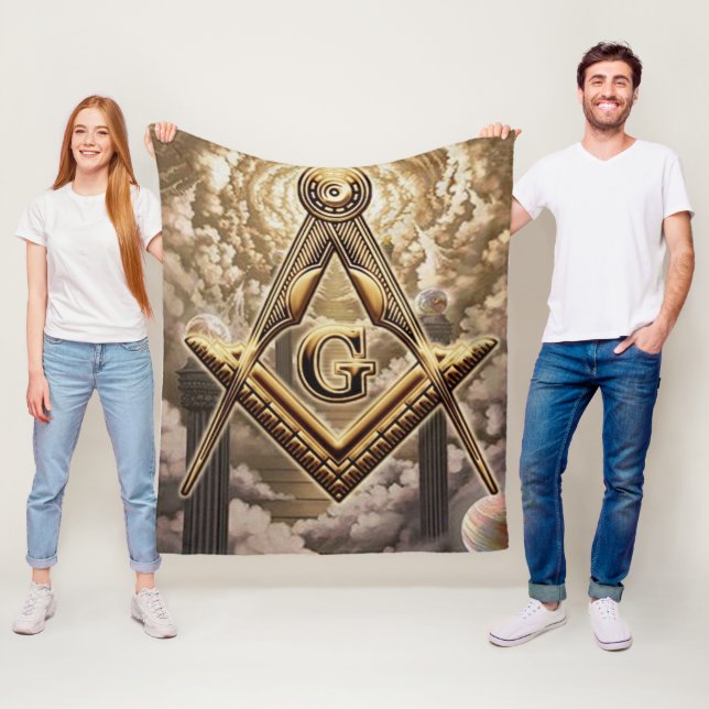 Freemason Fleece Blanket (In Situ)