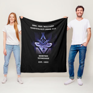 Freemason fleece blanket