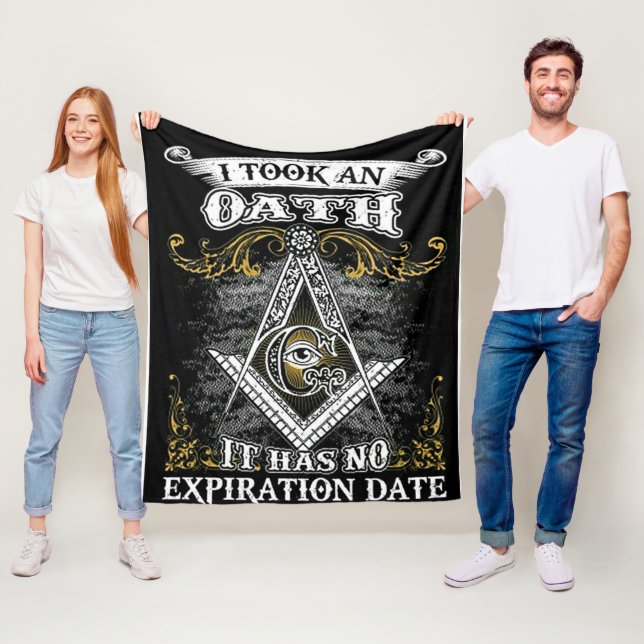 Freemason Fleece Blanket (In Situ)