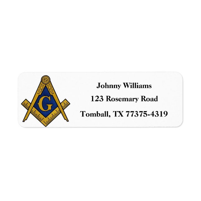 Freemason Masonic Carré et Compass (Devant)