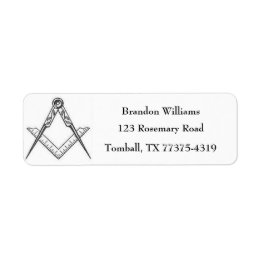Freemason Masonic Square and Compass