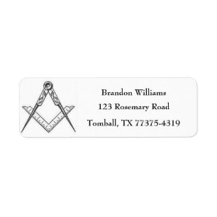 Freemason Masonic Square and Compass 
