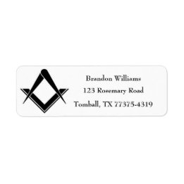 Freemason Masonic Square and Compass 