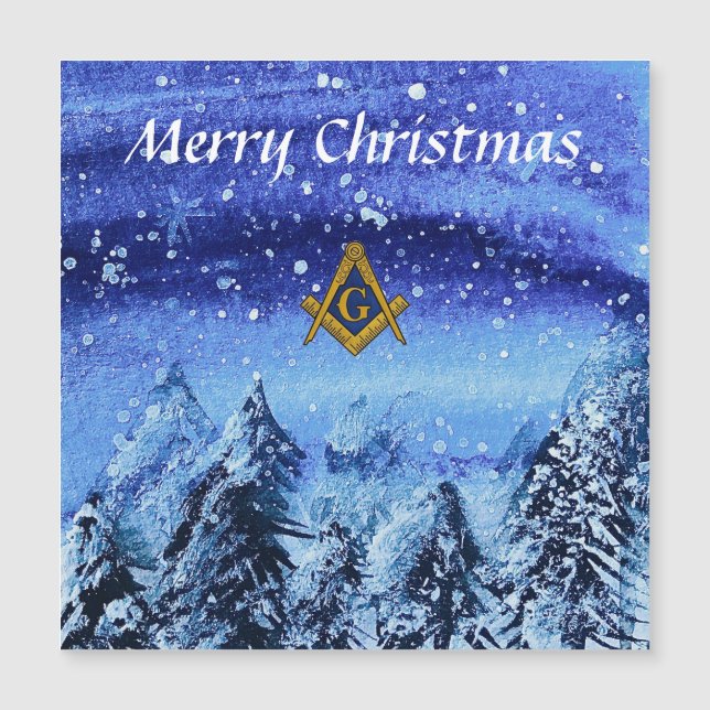 Freemason Masonic Square and Compass Christmas (Front)