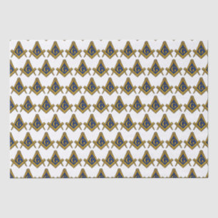 Freemason Masonic Square and Compass Freemasonry Tissue Paper