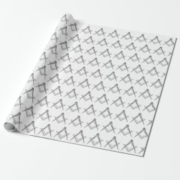 Freemason Masonic Square and Compass Freemasonry Wrapping Paper