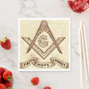 Freemason Napkin