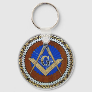 freemason NWO conspiracy square & compass Keychain