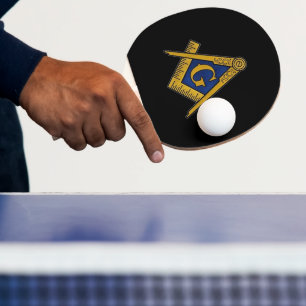 Freemason Party BBQ Masonic Freemasonry Ping Pong Paddle