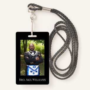 Freemason Photo Badge