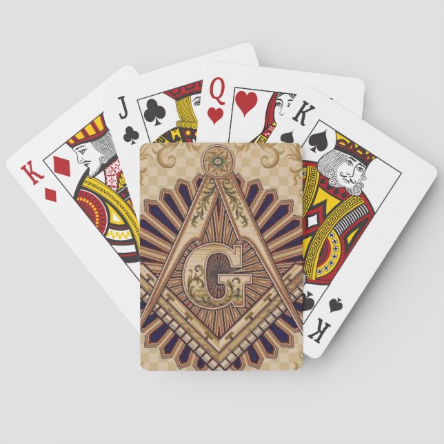 Freemason Playing Cards (Back)