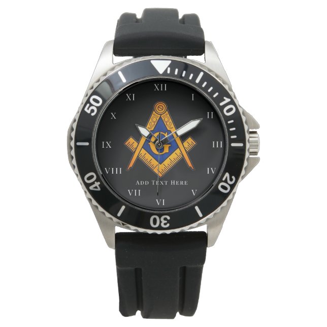 Freemason Square and Compass Charity Masonic Watch (Front)