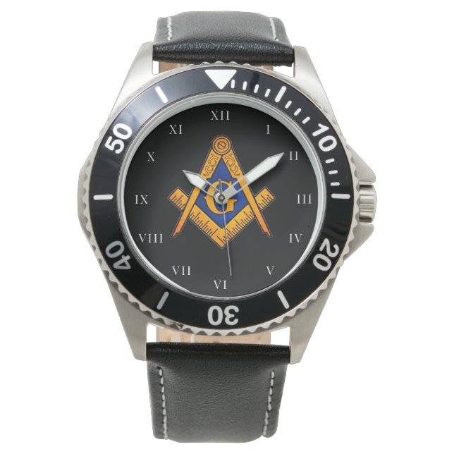 Freemason Square and Compass Charity Masonic Watch (Front)