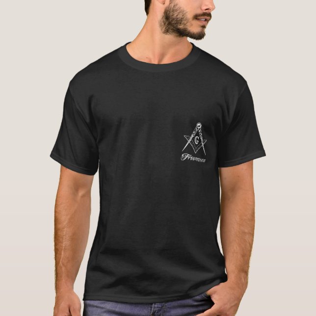 Freemason Square and Compass T-Shirt (Front)