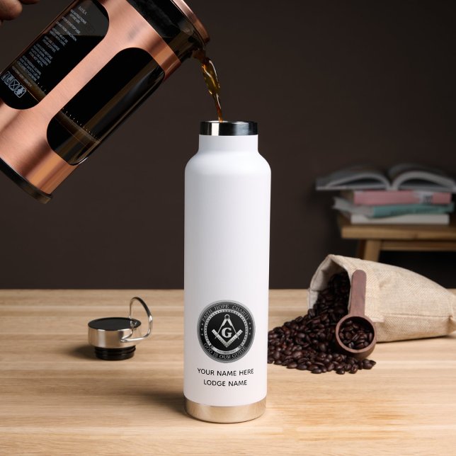 Freemason Unique Gifts | Personalized Insulated  Water Bottle (Creator Uploaded)
