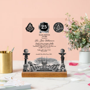 Freemason Years Services Award