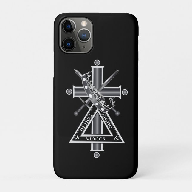 Freemasonic cross Case-Mate iPhone case (Back)