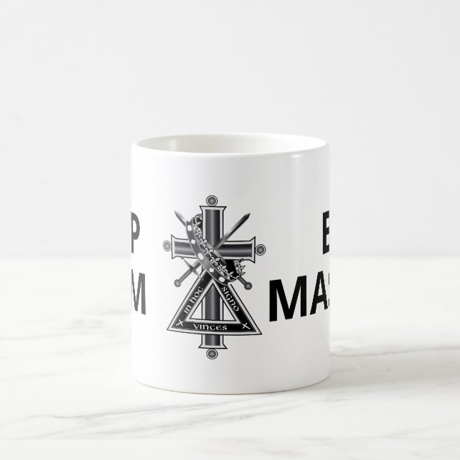 Freemasonic cross coffee mug (Center)