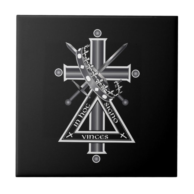 Freemasonic cross tile (Front)