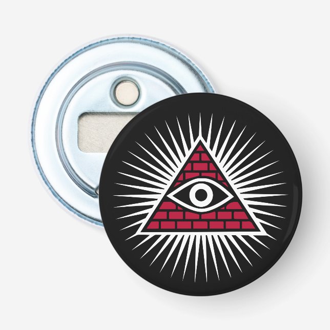 Freemasonic eye bottle opener (Front)