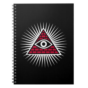 Freemasonic eye notebook